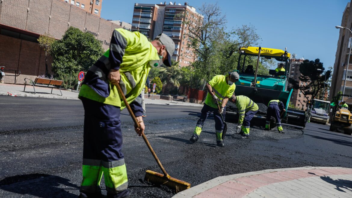 Asfalto aromatizado de Padecasa en la Operación Asfalto de Madrid